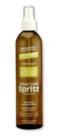 Fantasia Liquid Mousse Sprtiz Mega Hold 12oz Yellow