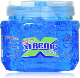Wet Line Xtreme Professional Styling Gel Extra Hold Blue Jar 35 Oz / 1 Kg