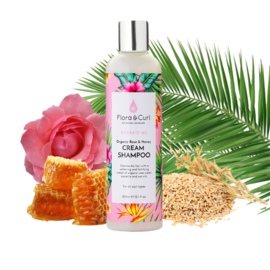 Flora & Curl Organic Rose & Honey Cream Shampoo 300ML