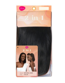 Feme 2-in-1 Human Hair Half Wig/Ponytail - Ariana