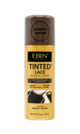 EBIN Tinted Lace Aerosol Spray - Darkest Brown 80ml