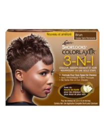 Pink ShortLooks Color Relaxer Kit Brown