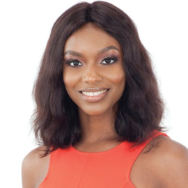 Shake N' Go Naked Brazilian Natural 100% Human Hair Lace Front Wig - Cleona