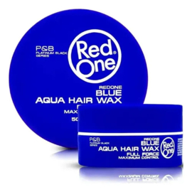 Red One Aqua Hair Wax Blue Mini 50ml