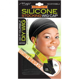 Magic Collection DIY Wig Cap With Silicone Black