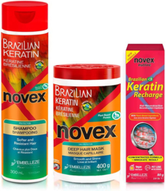 Novex Brazilian Keratin Hair Treatment Recharge Bundle