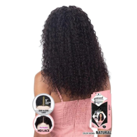 Shake n go Girlfriend 100% Virgin Human Hair HD Lace Front Wig - WATER CURL 18":