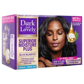 Dark & Lovely Superior Moisture Plus - No Lye Relaxer Kit Regular - Normal Hair