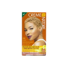 Creme Of Nature Moisture Rich Hair Color Kit C42 Light Golden Blonde