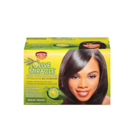 African Pride Olive Miracle No-lye Relaxer - REGULAR