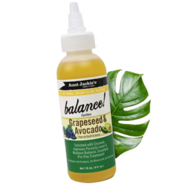 Aunt Jackie's Natural Growth Oil Blends Balance Grapeseed & Avocado 118ml
