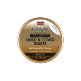 African Pride Black Castor Miracle Hold & Cover Edges 64gr