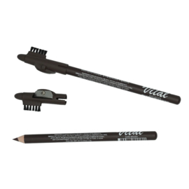 Vital Makeup Eyebrow Pencil With Sharpener Dark Brown