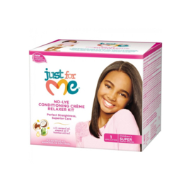 Just For Me No-Lye Conditioning Relaxer Kit Super