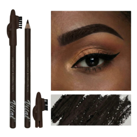 Vital Makeup Eyebrow Pencil With Sharpener Dark Brown