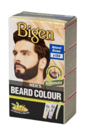 Bigen Men's Beard Colour Natural Brown 104