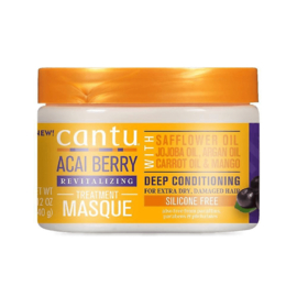 Cantu Acai Berry Revitalizing Deep Treatment Hair Masque 12 oz