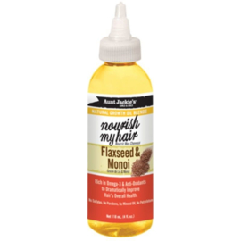 Aunt Jackie's Natural Growth Oil Blends Nourish My Hair Flaxseed & Monoi 118ml