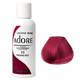 Adore Semi Permanent Hair Color 70 - Raging Red 118 ml