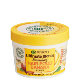 Garnier Ultimate Blends Hair Food Banana 3-in-1 Dry Hair Mask Treatment 390ml