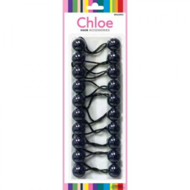 CHLOE PONYTAIL #BR2620NO Navy ONLY 10PCS