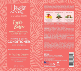Hawaiian Silky Triple Butter Hydrate & Define Conditioner 354 ml