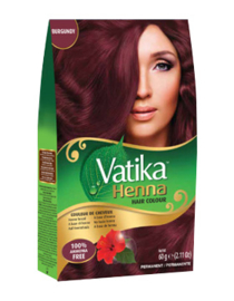 Dabur Vatika Henna Hair Color 6x10gr. Burgundy