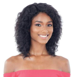 Shake N' Go Naked Nature Brazilian Natural Wet & Wavy 100% Human Hair Lace Front Wig - Crystal Wave