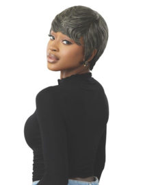 Outre Fab & Fly Grey Glamour Human Hair Wig - Celia