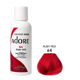 Adore Semi Permanent Hair Color 64 Ruby Red 118 ml