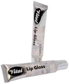 Vital Make Up Lip Gloss 01 Clear With Glitter