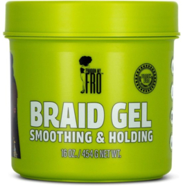Pardon My Fro Smoothing & Holding Braid Gel 454 g – Strong Hold Styling Gel