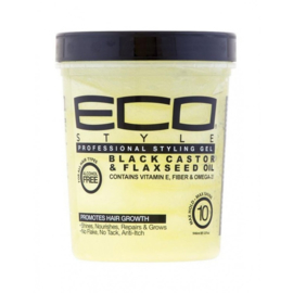 Eco Style Black Castor & Flaxeed Oil Styling Gel 946 Ml