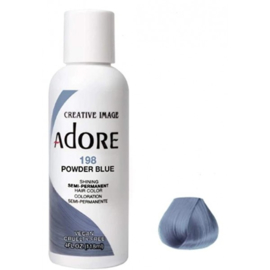 Adore Semi Permanent Hair Color 198 Powder Blue 118 ml