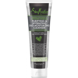 Shea Moisture Green Coconut & Activated Charcoal Purifying & Hydrating Duo Moisturizing Cleanser 9oz / 266ml