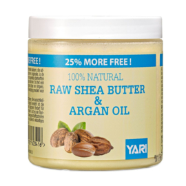 Yari 100% Raw Shea Butter & Argan Oil 250ml