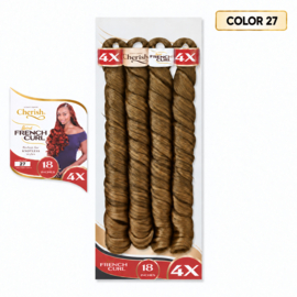 Cherish 4X Spiral Pre Stretched French Curl Braid 18 inch