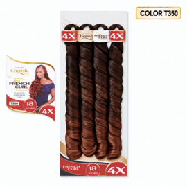 Cherish 4X Spiral Pre Stretched French Curl Braid 18 inch
