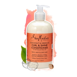 Shea Moisture Coconut & Hibiscus Curl & Shine  Conditioner 384ml