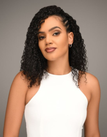 Feme 2-in-1 Human Hair Half Wig/Ponytail - Alyssa