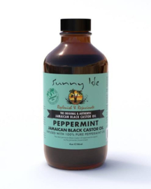 Sunny Isle Jamaican black castor Oil + Peppermint 4oz.