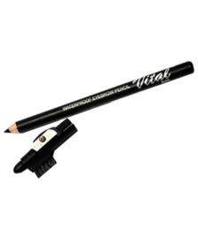 Vital Makeup Eyebrow Pencil With Sharpener Black