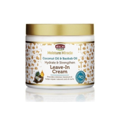 African Pride Moisture Miracle Coconut Oil & Baobab Oil Hydrate & Strengthen Leave-In Cream 443gr