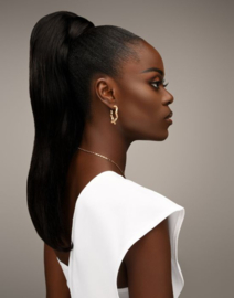 Feme 2-in-1 Human Hair Half Wig/Ponytail - Ariana