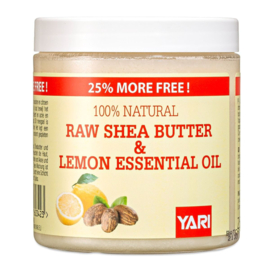 Yari 100% Raw Shea Butter & Lemon Oil 250ml