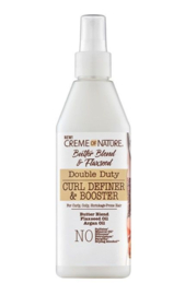 Creme of Nature Butter Blend & Flaxseed Double Duty Curl Definer & Booster 355ml