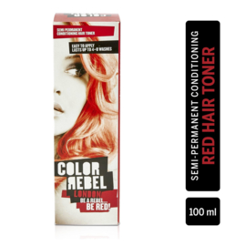 Color Rebel London Semi-Permanent Hair Dye in Bright Red