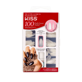 KISS 100 Full-Cover Nail Kit Stiletto 66007