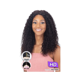 Shake n go Girlfriend 100% Virgin Human Hair HD Lace Front Wig - WATER CURL 18":