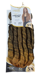 Cherish 3X Spiral Pre Stretched French Curl Braid 28 inch